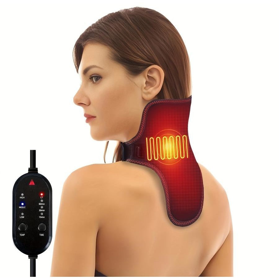 Heated Neck Wrap with Vibration Massage