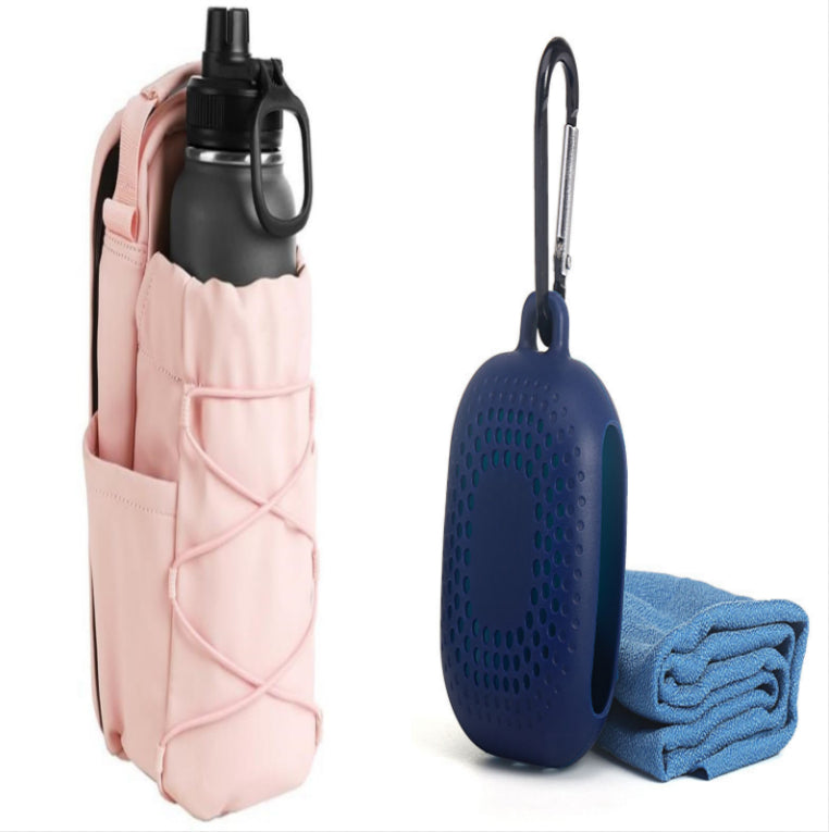 Magnetic Gym Bag With Water Bottle Holder