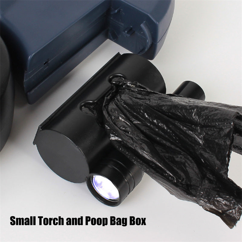 Dual Retractable Dog Leash with LED Light for Small Dogs