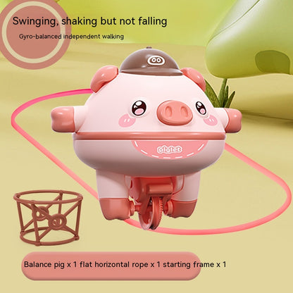 Balance Pig Tightrope Walker – Fun Tumbling Desk Toy