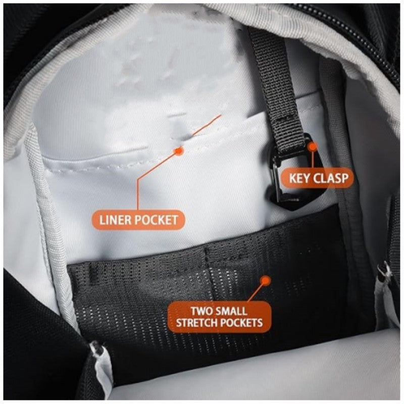 Magnetic Gym Bag With Water Bottle Holder