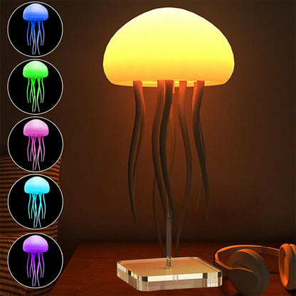 Smart LED Jellyfish Lamp – Soothing Mood Light for Home & Desk Decor