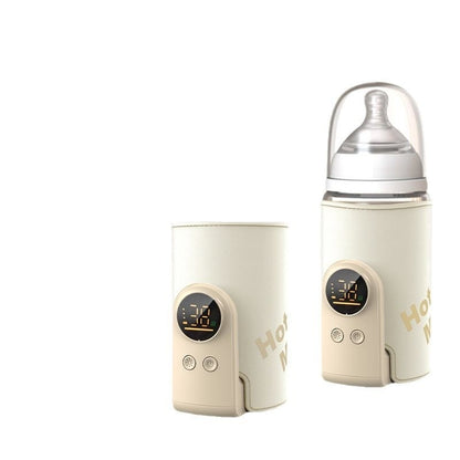 Smart Milk Warmer – Battery-Powered Portable Bottle Heater for Feeding