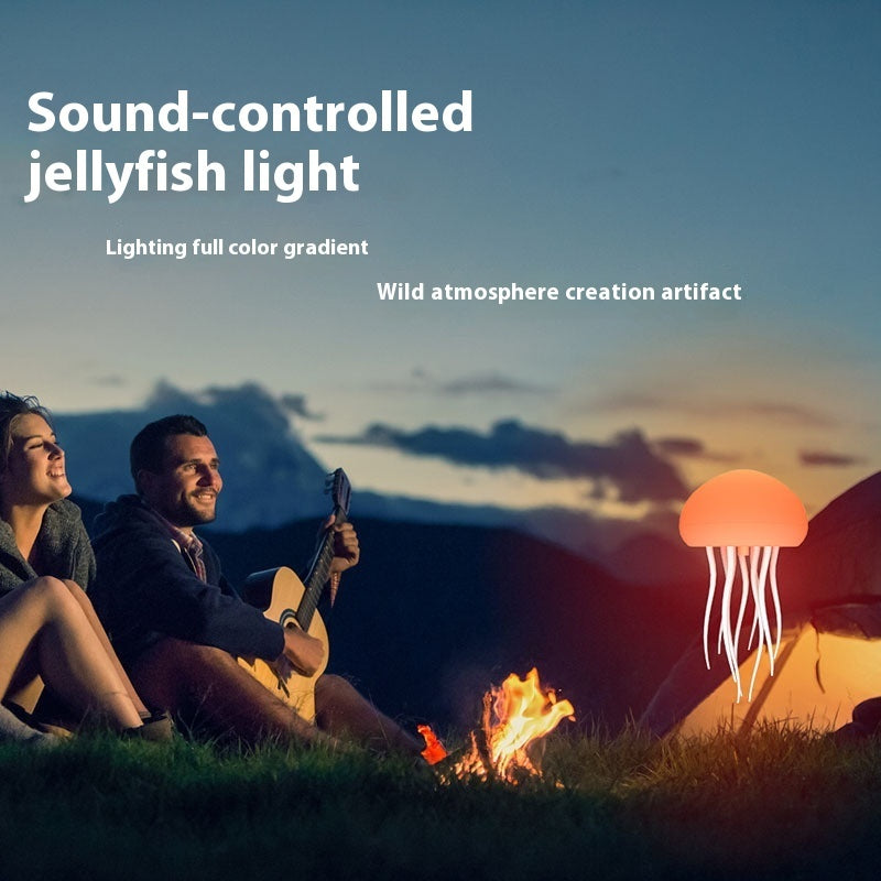 Smart LED Jellyfish Lamp – Soothing Mood Light for Home & Desk Decor