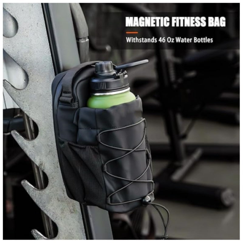 Magnetic Gym Bag With Water Bottle Holder