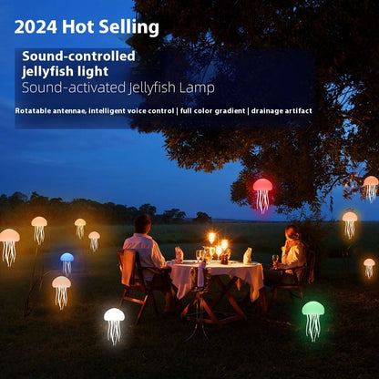 Smart LED Jellyfish Lamp – Soothing Mood Light for Home & Desk Decor