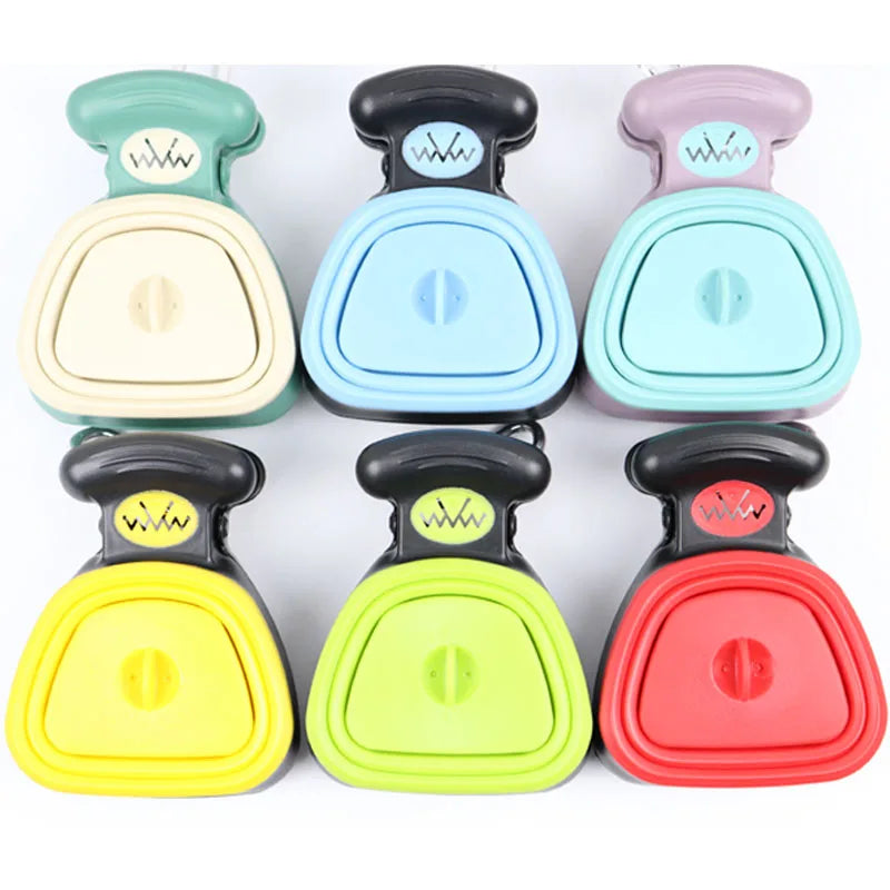 Foldable Dog Pooper Scooper – Portable Pet Poop Scoop with Biodegradable Bags