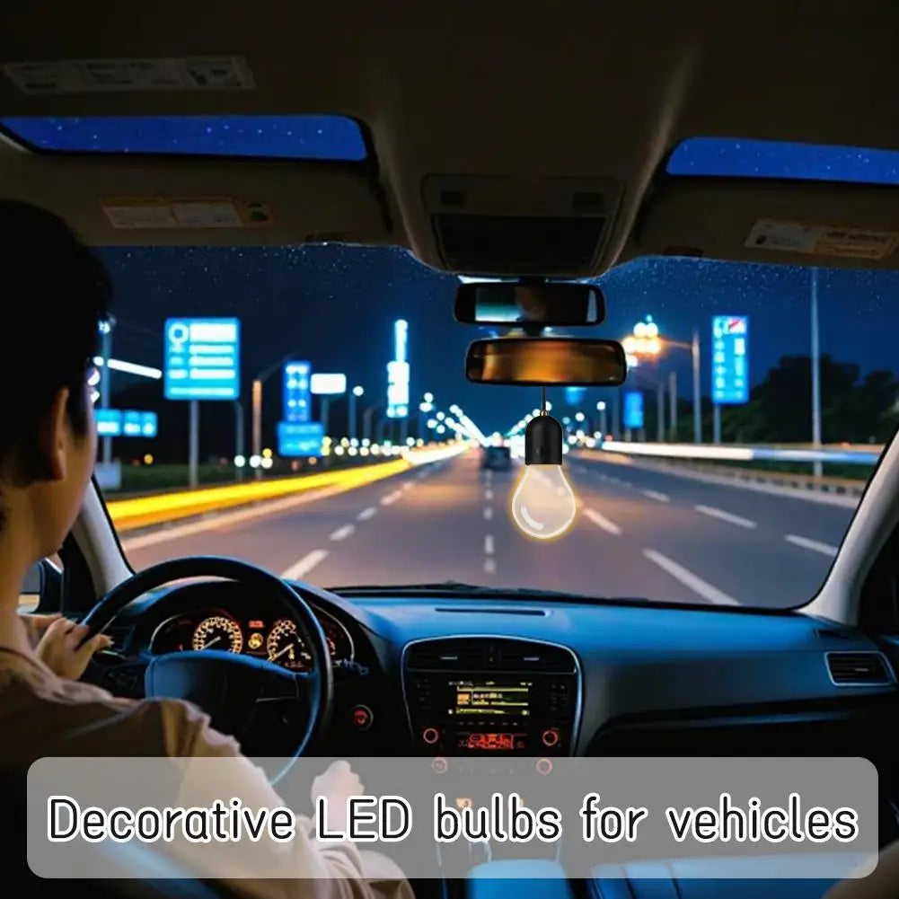 LED Warm White Car Interior Ambient Mood Light – Cozy Cabin Decoration