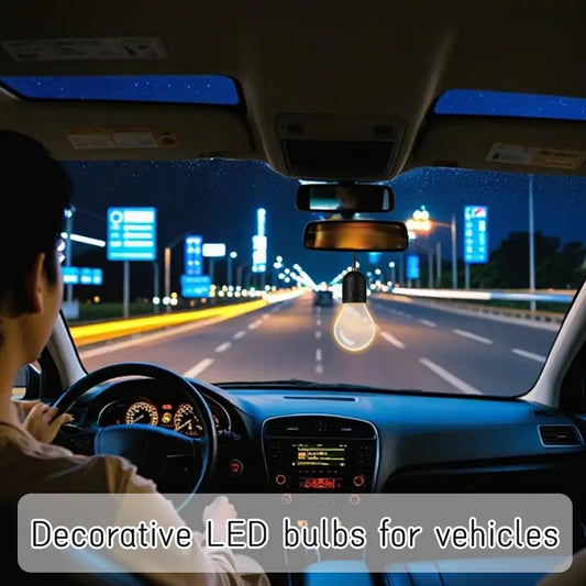 LED Warm White Car Interior Ambient Mood Light – Cozy Cabin Decoration