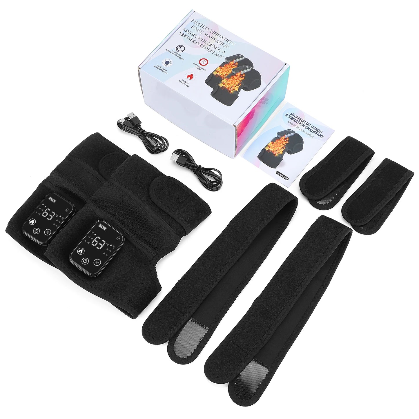 Heated Knees Wrap with Vibration Massage