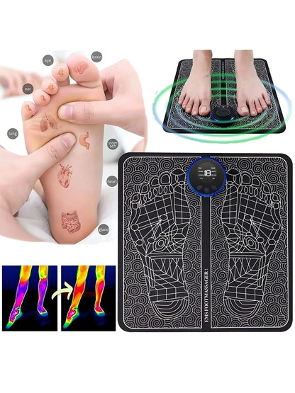 Acupressure Foot & Leg Pain Relief Massage Mat
