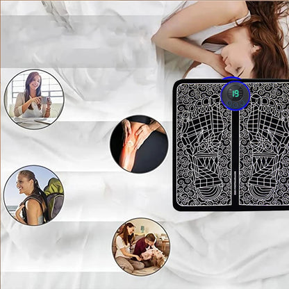 Acupressure Foot & Leg Pain Relief Massage Mat