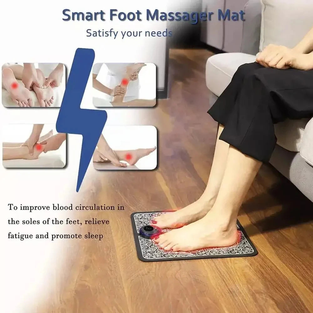Acupressure Foot & Leg Pain Relief Massage Mat