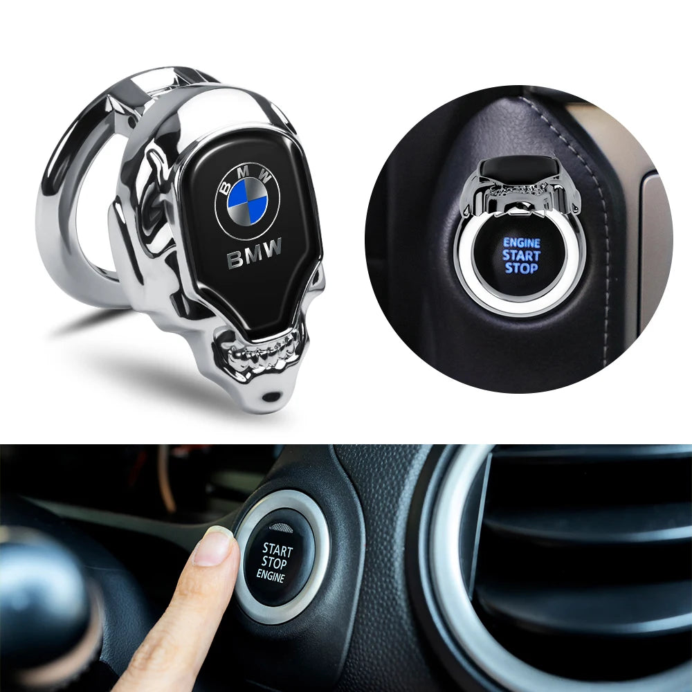 BMW Ignition Start-Stop Button Cover – Rotating Protective Ring