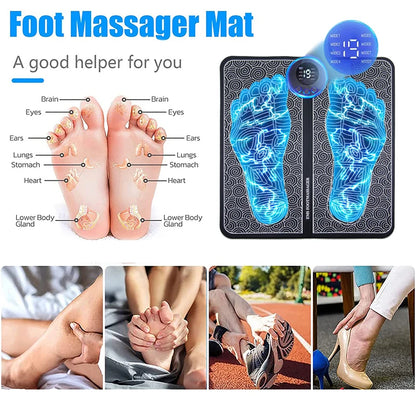 Acupressure Foot & Leg Pain Relief Massage Mat