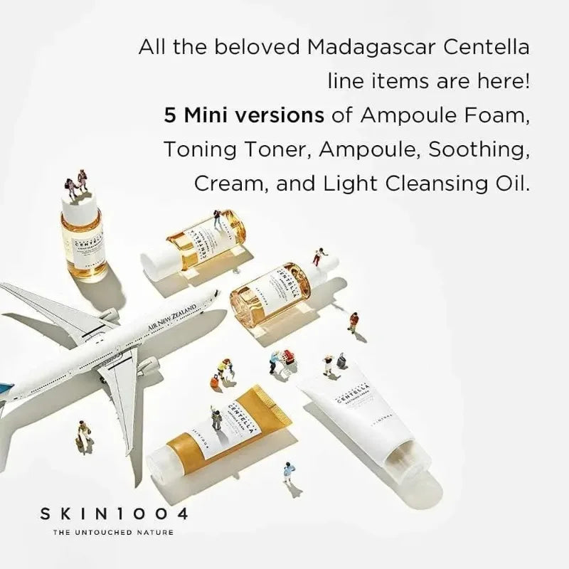 SKIN1004 Madagascar Centella 5-Piece Travel Skincare Kit