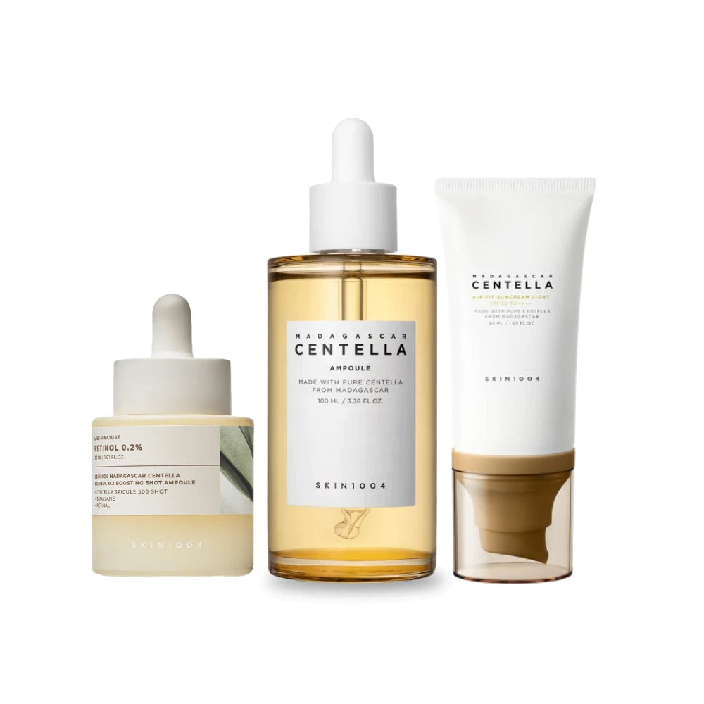 Centella Retinol 0.2 Anti-Aging Ampoule & Suncream Set