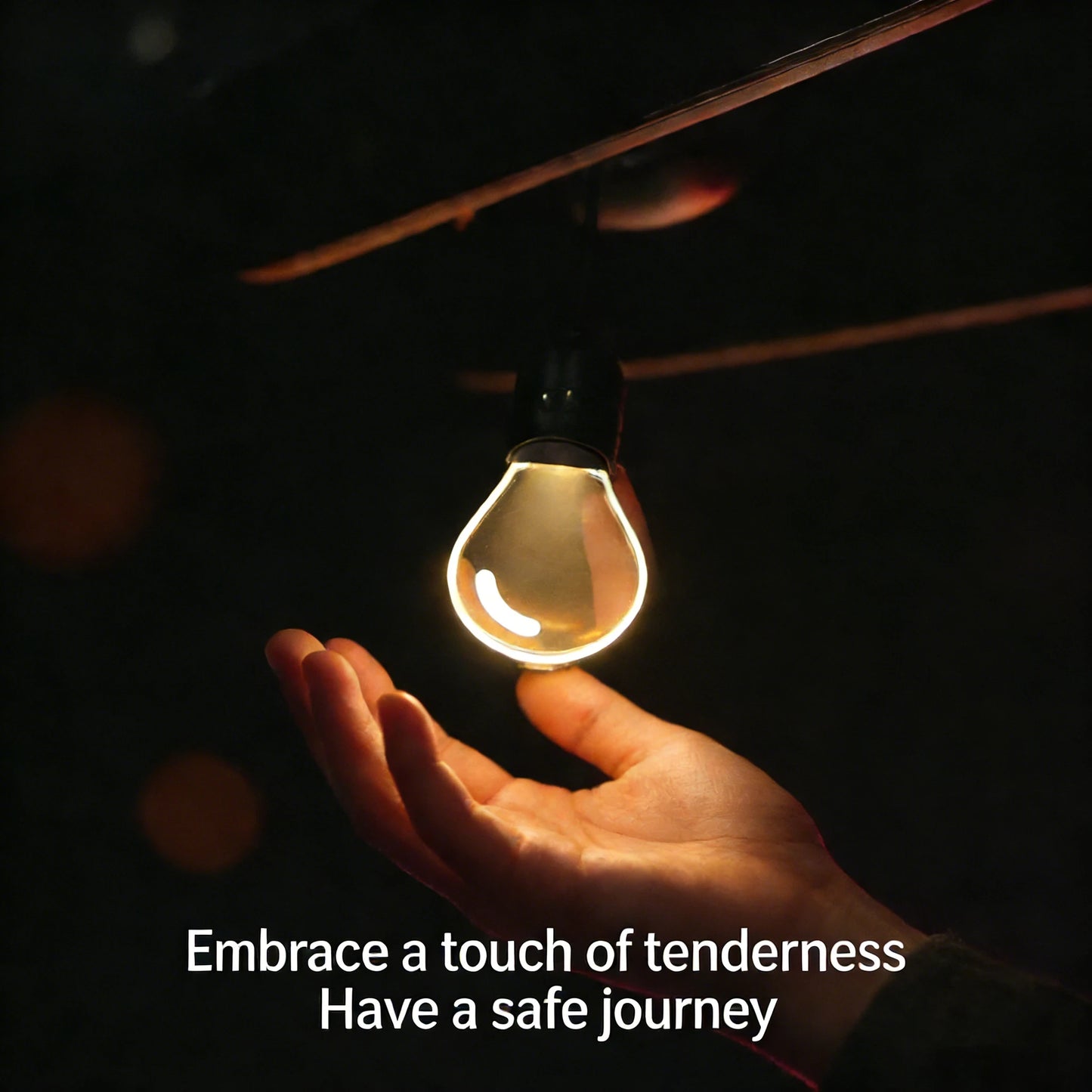 LED Warm White Car Interior Ambient Mood Light – Cozy Cabin Decoration