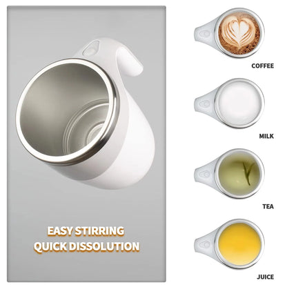 Smart Portable Magnetic Stirring Coffee Mug – Rechargeable