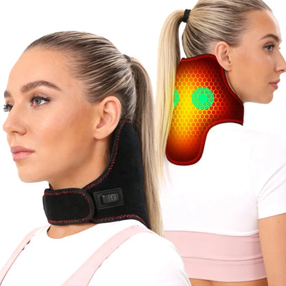 Heated Neck Wrap with Vibration Massage