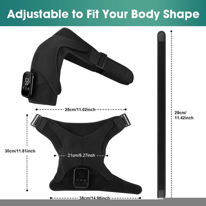 Electric Heated Shoulder Support & Massager Brace