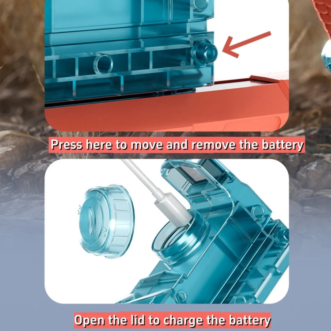 Automatic Electric Water Blaster with Flame Sensor Light