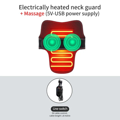 Heated Neck Wrap with Vibration Massage