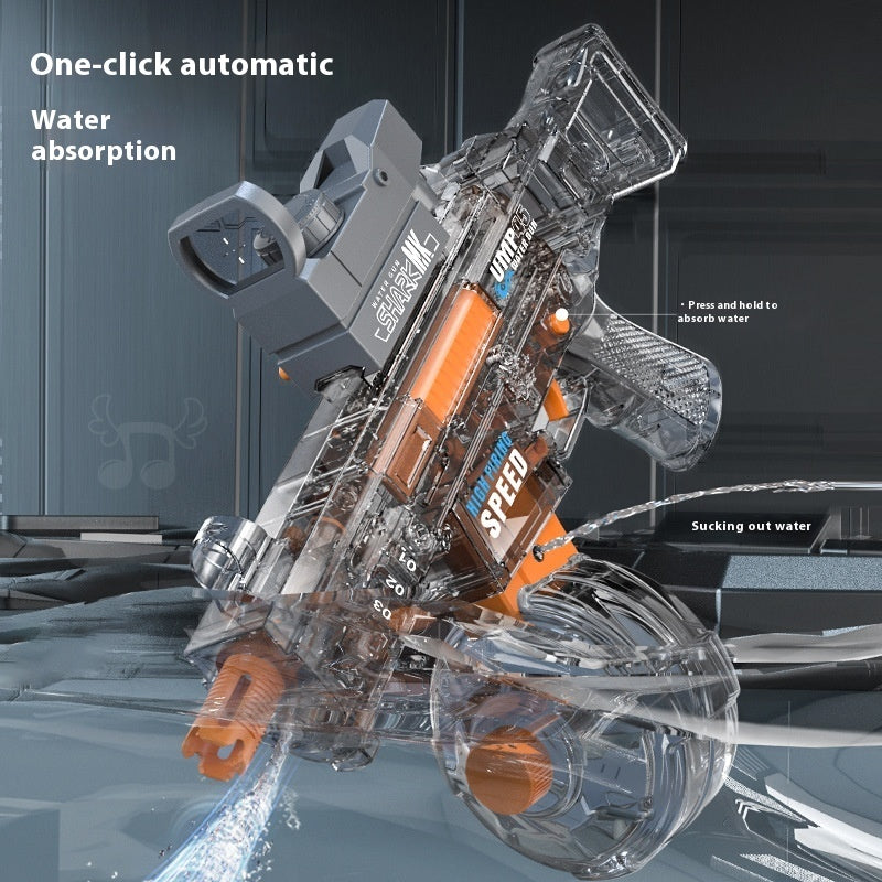 Power Splash Electric Auto Water Blaster with Flame Light Effect